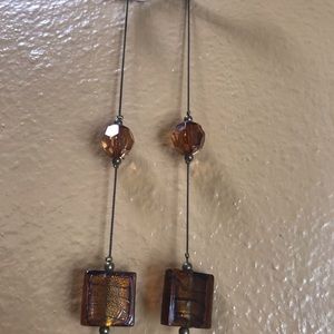 Cute different shape  Ámbar cristal  necklace